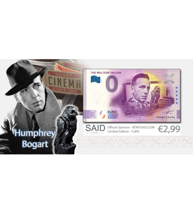 Humprey Bogart and the 1941 Maltese Falcon Mystery Euro Souvenir Banknote