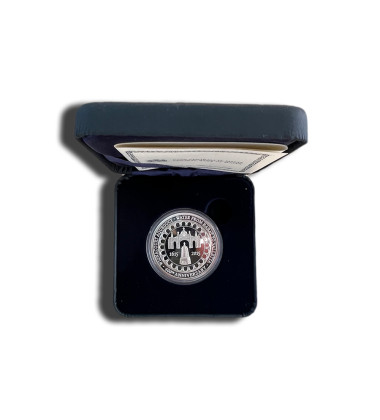 2015 Malta Grand Master Alof Wigncourt Silver Coin in Box