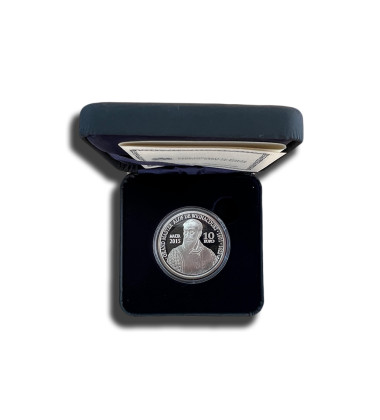 2015 Malta Grand Master Alof Wigncourt Silver Coin in Box