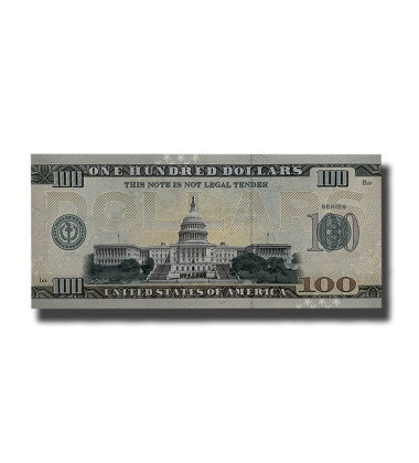 US $100 Souvenir Banknote  Statue of Liberty 1886 Excelsior State of New York US NY 1788 Uncirculated