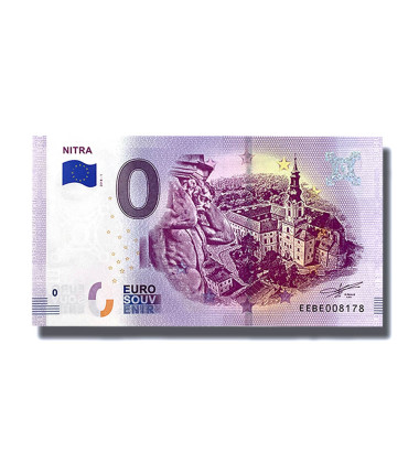 0 Euro Souvenir Banknote Nitra Slovakia EEBE 2018-1