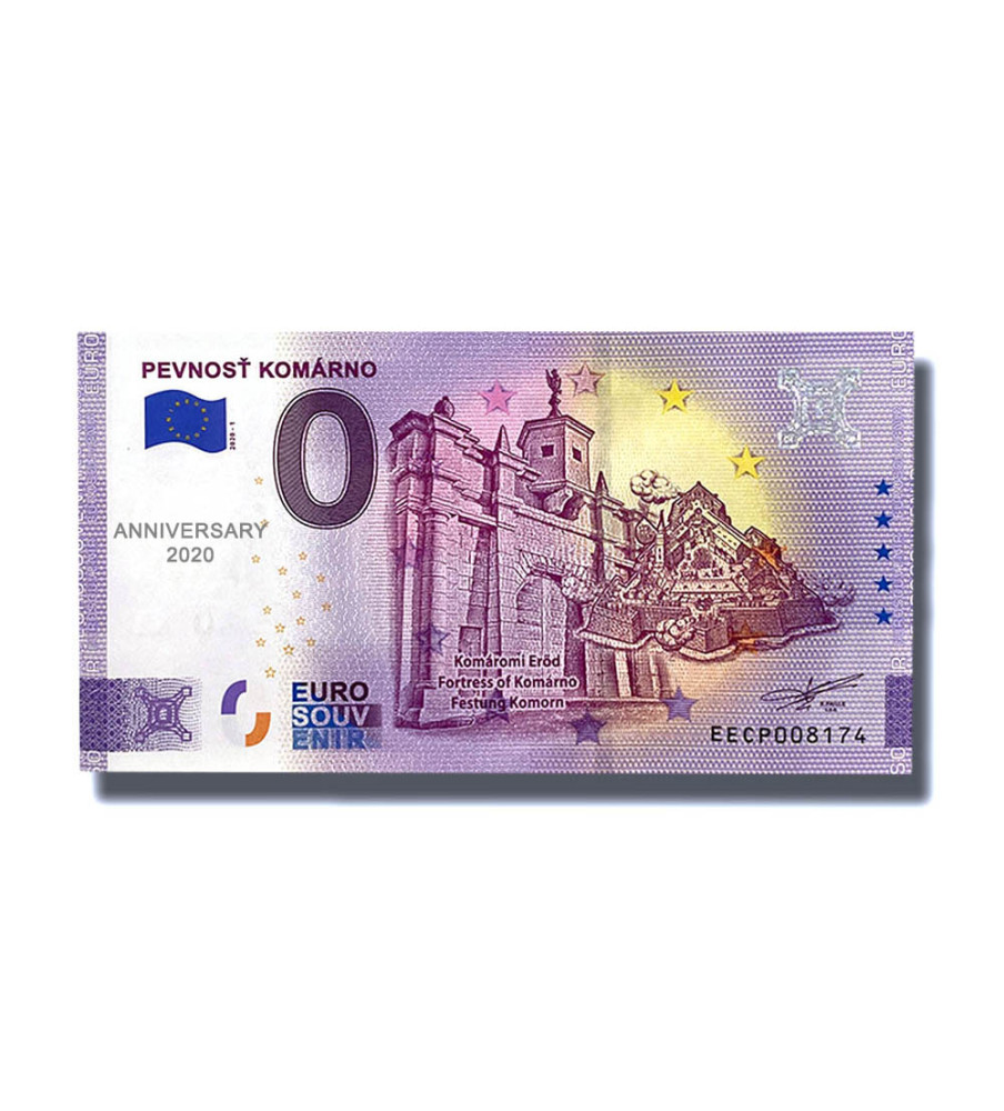 Anniversary 0 Euro Souvenir Banknote Pevnost Komarno Slovakia EECP 2020-1