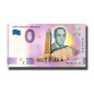 0 Euro Souvenir Banknote King Hassan II Mosque Colour Morocco MAAB 2022-1