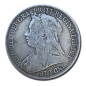 1894 British Silver Crown 5 Shillings Victoria Coin