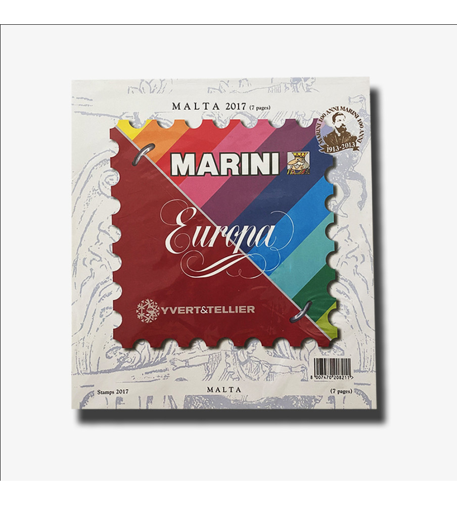 2017 Malta Supplement Sheets MARINI 7 Pages With Strips