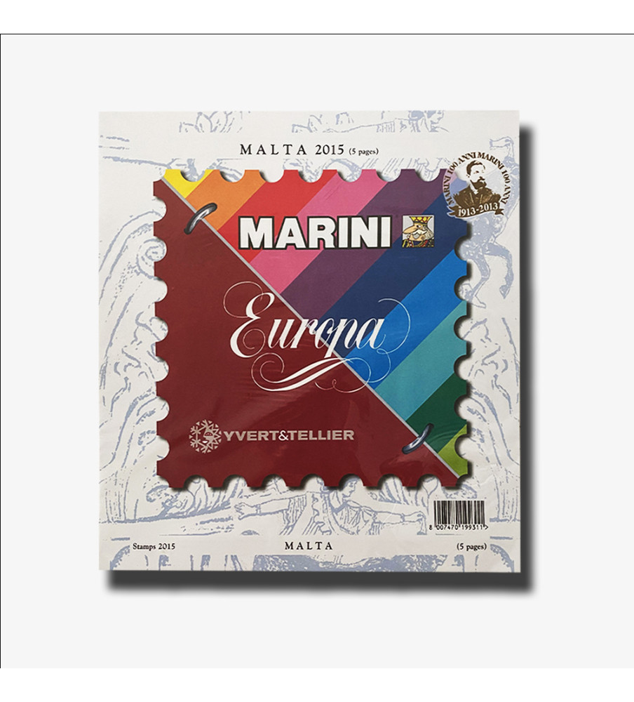 2015 Malta Supplement Sheets MARINI 5 Pages With Strips