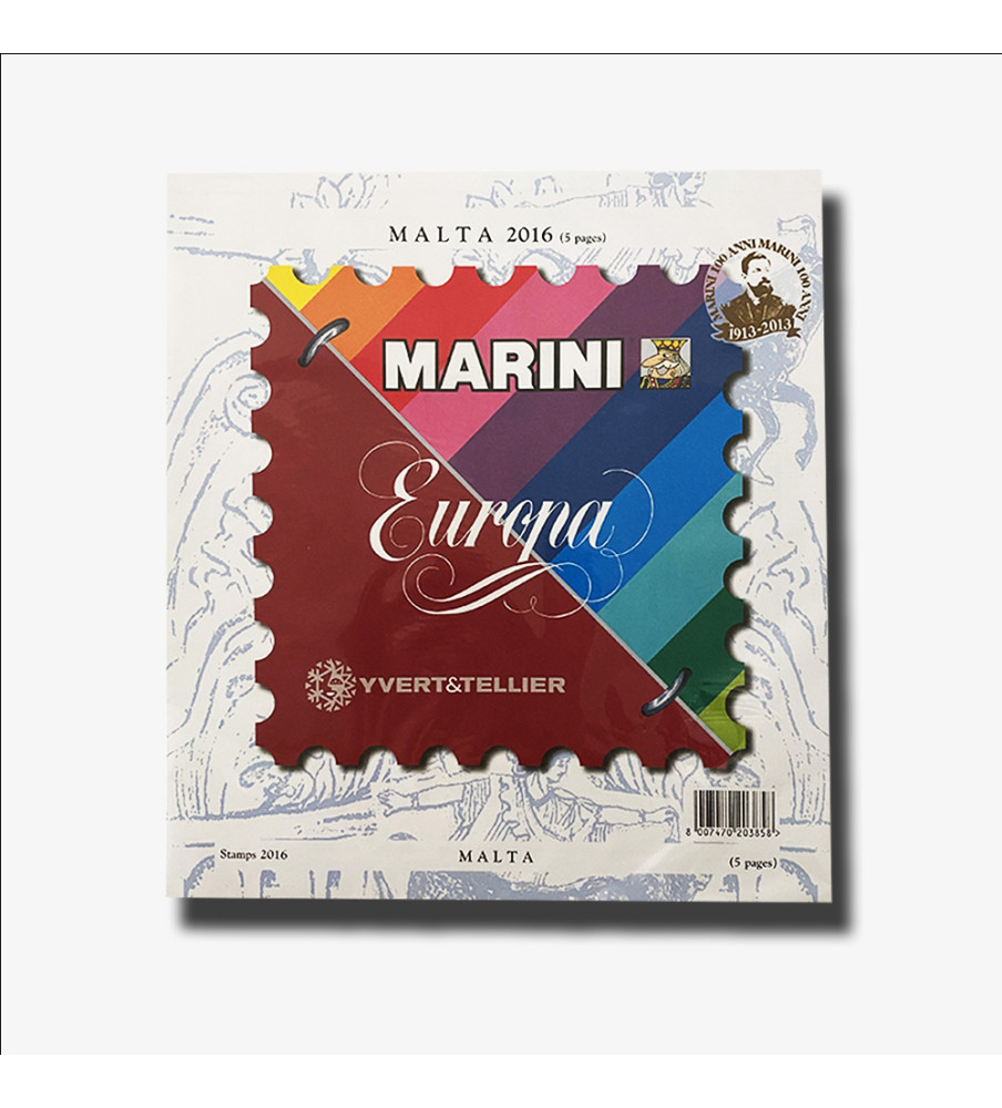 2016 Malta Supplement Sheets MARINI 5 Pages With Strips