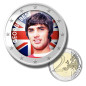 2 Euro Coloured Coin Football Star - George Best