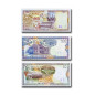 1998 Syria 50-200 Syrian Pounds - Set of 3 Banknotes Uncirculated