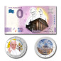 Papa Franciscus and Vatican Euro Colour Coins & Souvenir Banknote Colour AGAB - Set of 3