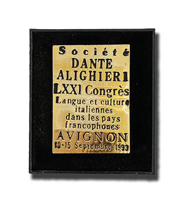 1993 France Medal Dante Alighieri Society LXXI Congress Avignon