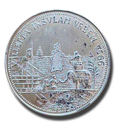 1566 Malta Medal Valletta INSVLAM VRBEM