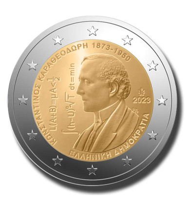 2023 Greece Constantin Caratheodory 2 Euro Coin