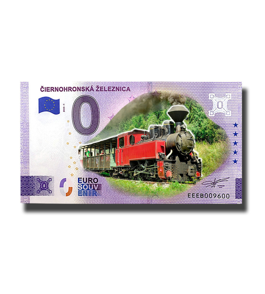 0 Euro Souvenir Banknote Ciernohronska Zeleznica Colour Slovakia EEEB 2023-1