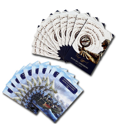 2023 Malta 10 Sets of 2 Copernicus and Napoleon 2 Euro Coin Cards (20 in total)