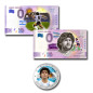 Diego Maradona Euro Colour Coin & 2 Souvenir Banknotes Colour AGAA - Set of 3