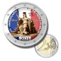 2 Euro Coloured Coin Card 2023 Malta Napoleon Bonaparte and the French in Malta