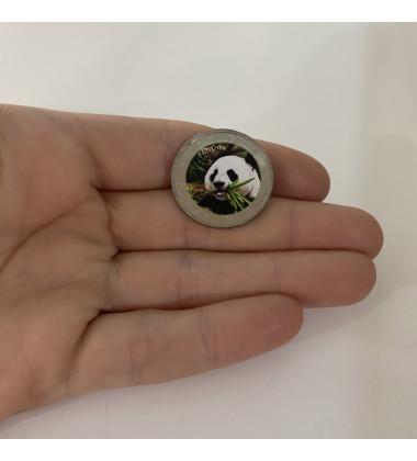 2 Euro Coloured Coin Panda