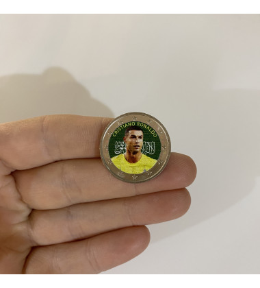 2 Euro Coloured Coin Football Star - Cristiano Ronaldo (Saudi Arabia)