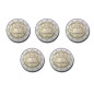 2007 Germany A D F G J Treaty of Rome 2 Euro Coin Set of 5