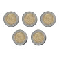 2009 Germany A D F G J 10th Anniversary Of EMU 2 Euro Coin Set of 5