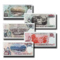 1984 Argentina 1 - 100 Pesos Gral San Martin - Set of 5 Banknotes Uncirculated