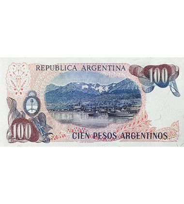 1984 Argentina 1 - 100 Pesos Gral San Martin - Set of 5 Banknotes Uncirculated