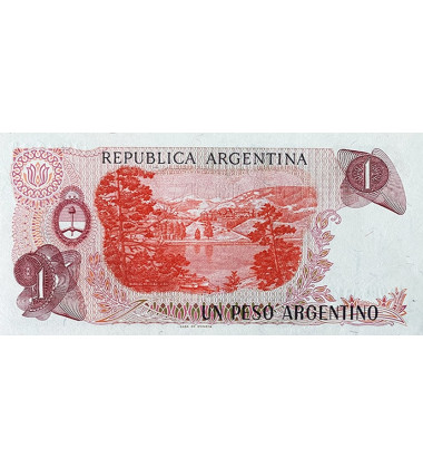 1984 Argentina 1 - 100 Pesos Gral San Martin - Set of 5 Banknotes Uncirculated