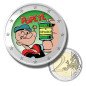 2 Euro Coloured Coin Popeye the Sailor Man