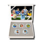 2 Euro Coloured Coin Set of 5 in Presentation Box - Football Stars