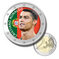 2 Euro Coloured Coin Set of 5 in Presentation Box - Football Stars