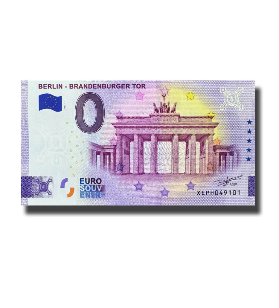 0 Euro Souvenir Banknote Berlin - Brandenburger Tor Germany XEPH 2023-1