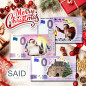 0 Euro Souvenir Banknote Merry Christmas - Set of 3 Colour Banknotes