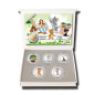 2 Euro Coloured Coin Set of 5 in Presentation Box - Cartoons 2