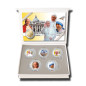 2 Euro Coloured Coin Set of 5 in Presentation Box - Vaticano Popes and Mother Teresa