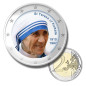 2 Euro Coloured Coin Set of 5 in Presentation Box - Vaticano Popes and Mother Teresa