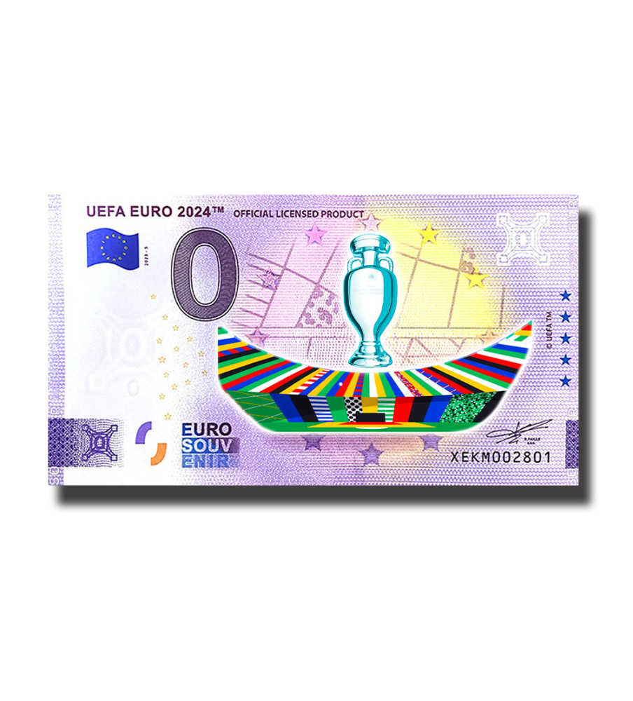 0 Euro Souvenir Banknote UEFA EURO 2024 Colour Germany XEKM 2023-5