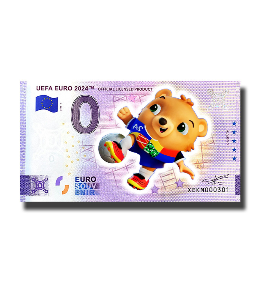 0 Euro Souvenir Banknote UEFA EURO 2024 Colour Germany XEKM 2023-7