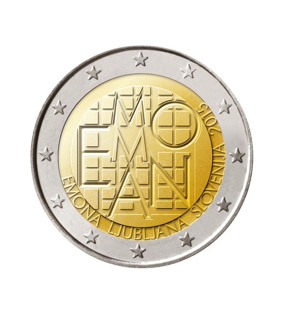 2015 Slovenia 2000th Anniversary of the Founding of Emona 2 Euro Coin