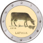 2016 Latvia The Latvian Brown 2 Euro Coin