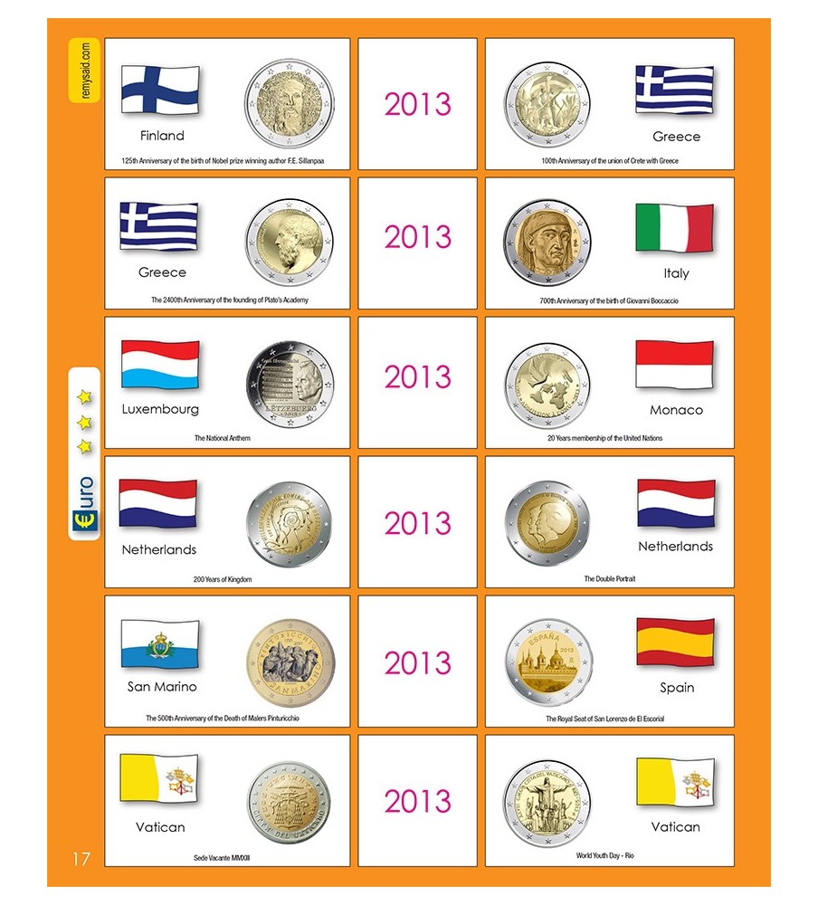 €2 Euro Commemorative Page 17