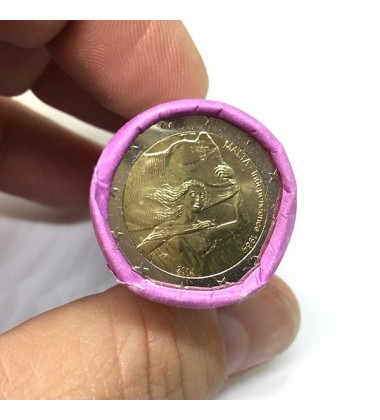 2014 Malta Independence 2 Euro Coin Roll