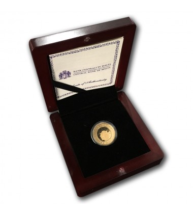 2010 Malta gold coin Auberge D'Italie