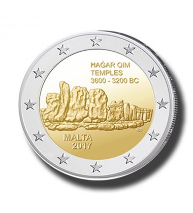 2017 Malta Hagar Qim 2 euro commemorative coin