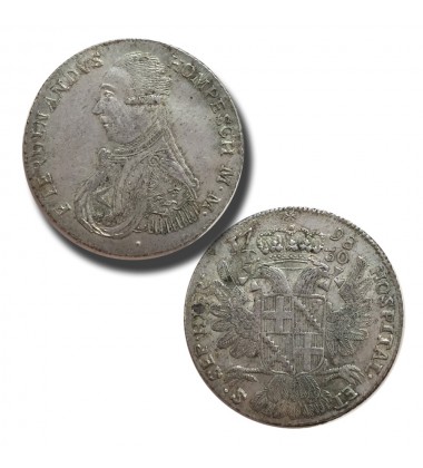 1798 Silver 30 Tari coin from Grand master and Knights of Malta Ferdiand Von Hompesch