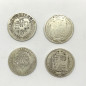 1896 1898 1899 1901 British Silver Shilling Coins Lot of 4