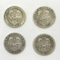 1896 1897 1898 1899 British Silver Coin Lot of 4