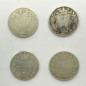 1873 1883 1885 1887 British Silver Coins Lot of 4