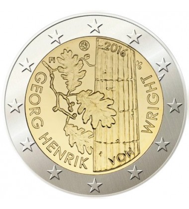 2016 Finland Georg Henrik Wright 2 Euro Commemorative Coin