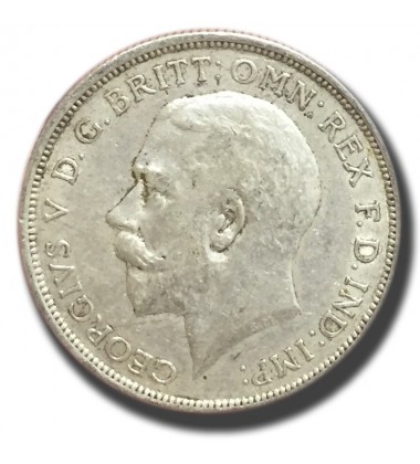 1916 British Silver Florin Coin